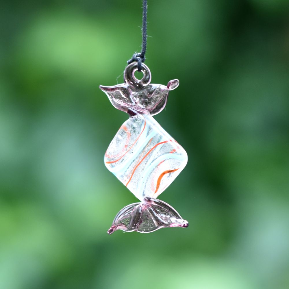 Assorted Multicolor Toffee Kids Christmas Tree Decoration Ornaments Set of 10 Pcs